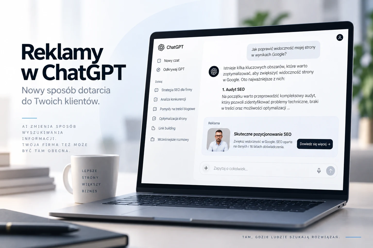 Reklamy w ChatGPT w Polsce już dostępne. Jak działa ChatGPT Ads i jak zacząć reklamę?