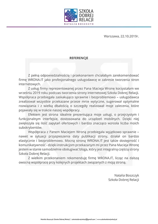 Szkoła Dobrej Relacji