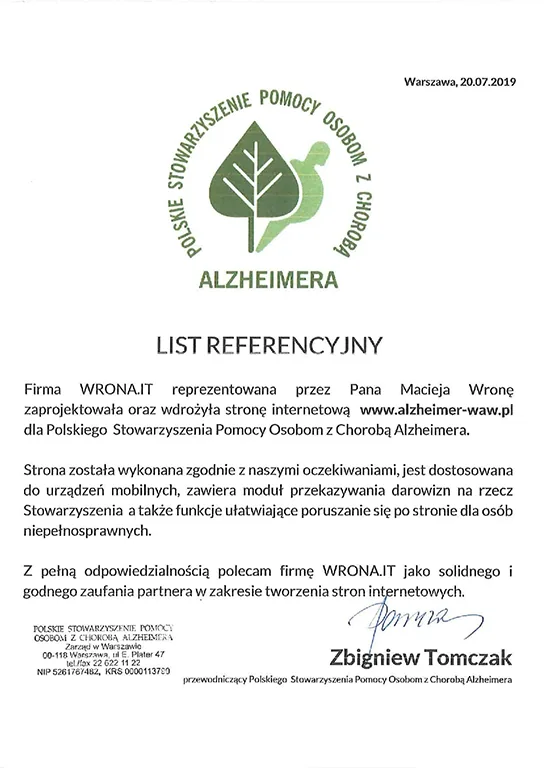 Stow. Alzheimera